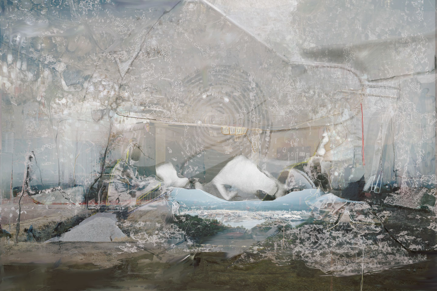 Alex Fischer, Jeff Wall dug me a Mountain, 2008, 36&times;54 inch matte giclee