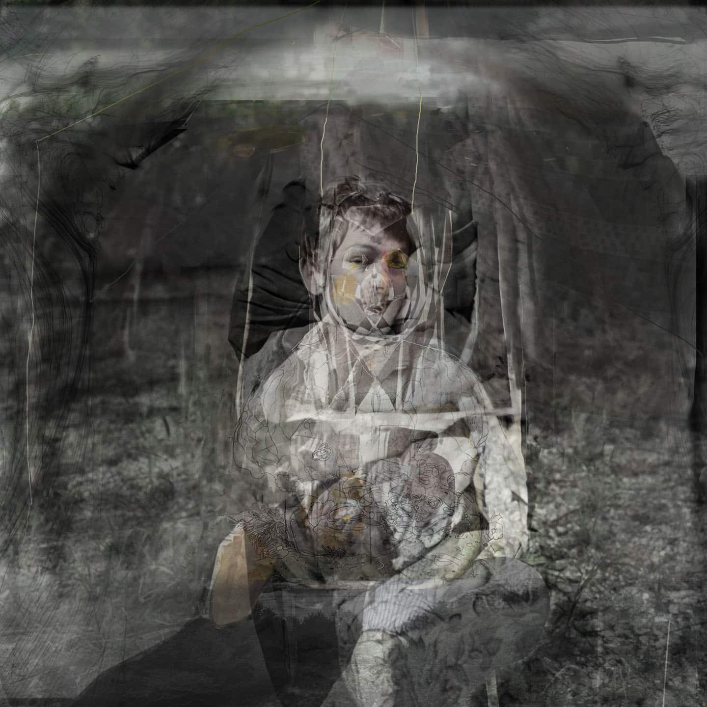 Alex Fischer, Santiago Sarah Brown, 2009, 17&times;17 inch digital matte giclee