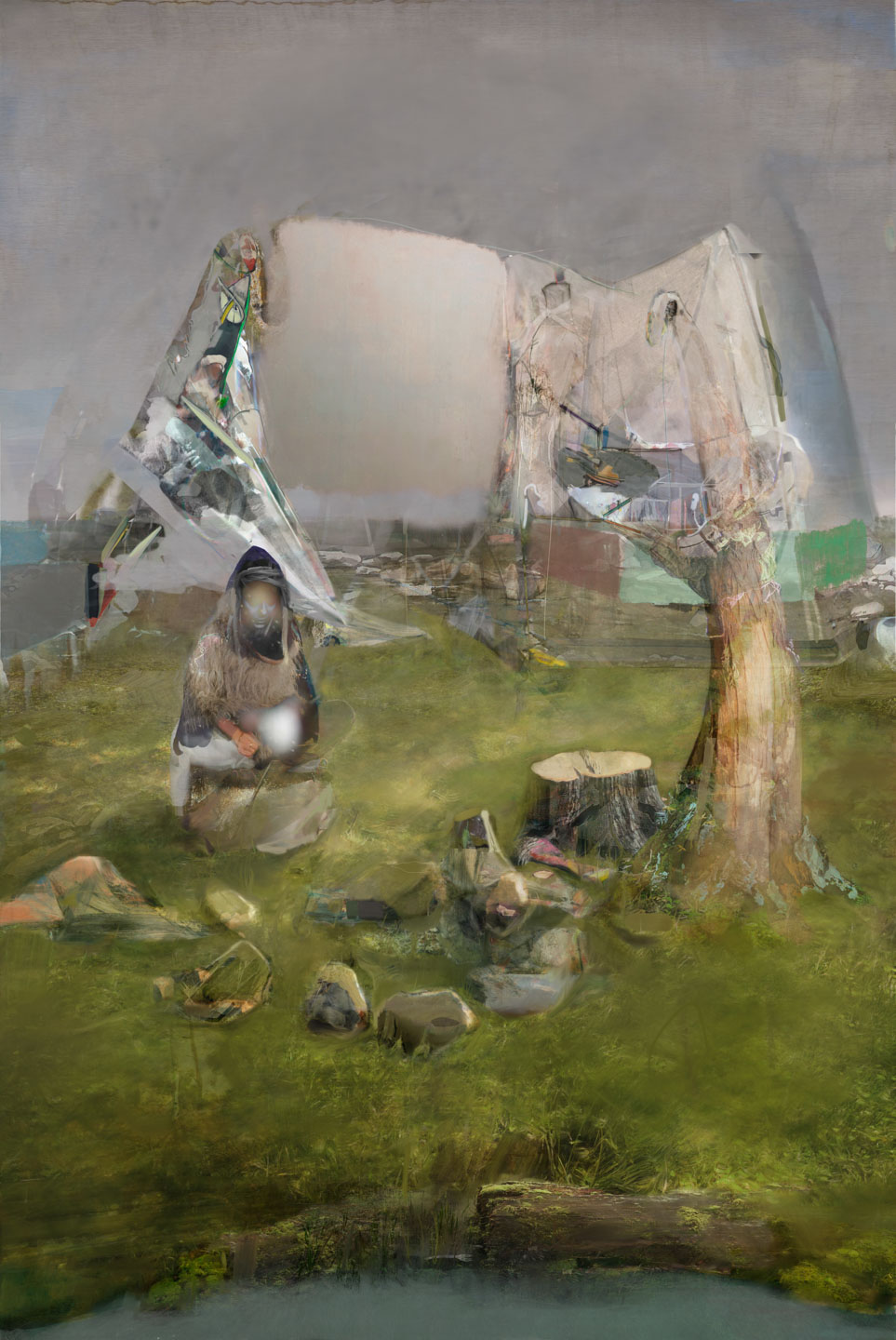 Alex Fischer, The Invisible Man Returns, 2010, 47.9&times;32 inch digital matte giclee