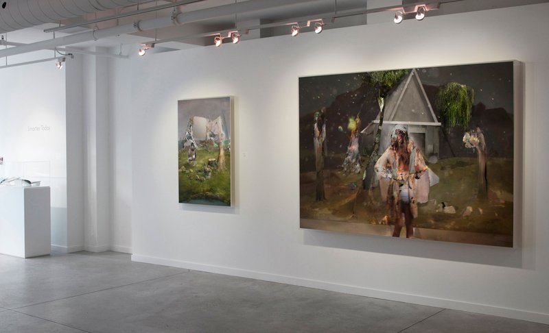 2010-10-27 install photo 00 Alex Fischer, Smarter Today, O'Born Contemporary, Toronto, Canada