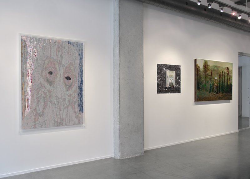 2012-05-09 install Daily overview 2 Alex Fischer, Beyond The Fall, Galerie BAC, Montréal, Canada