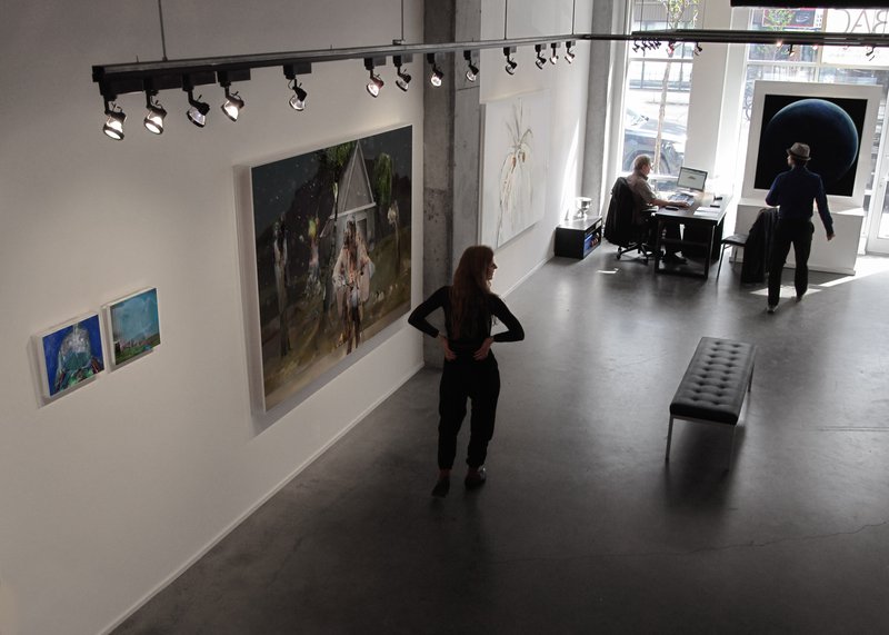 2012-05-09 install overview 1 Alex Fischer, Beyond The Fall, Galerie BAC, Montréal, Canada