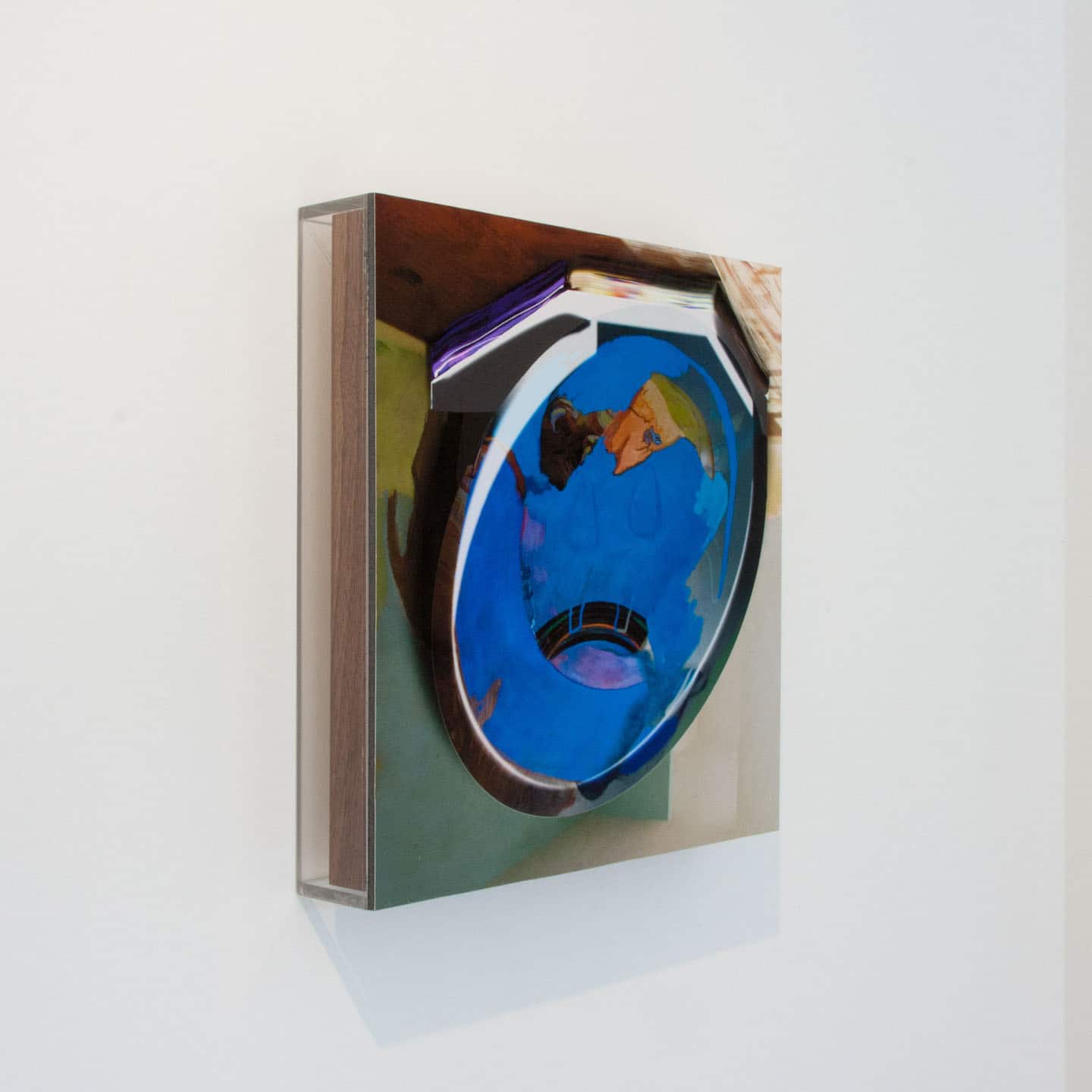 Alex Fischer, Purple Jesus, 2011 installed in 'Beyond The Fall' at O'Born Contemporary