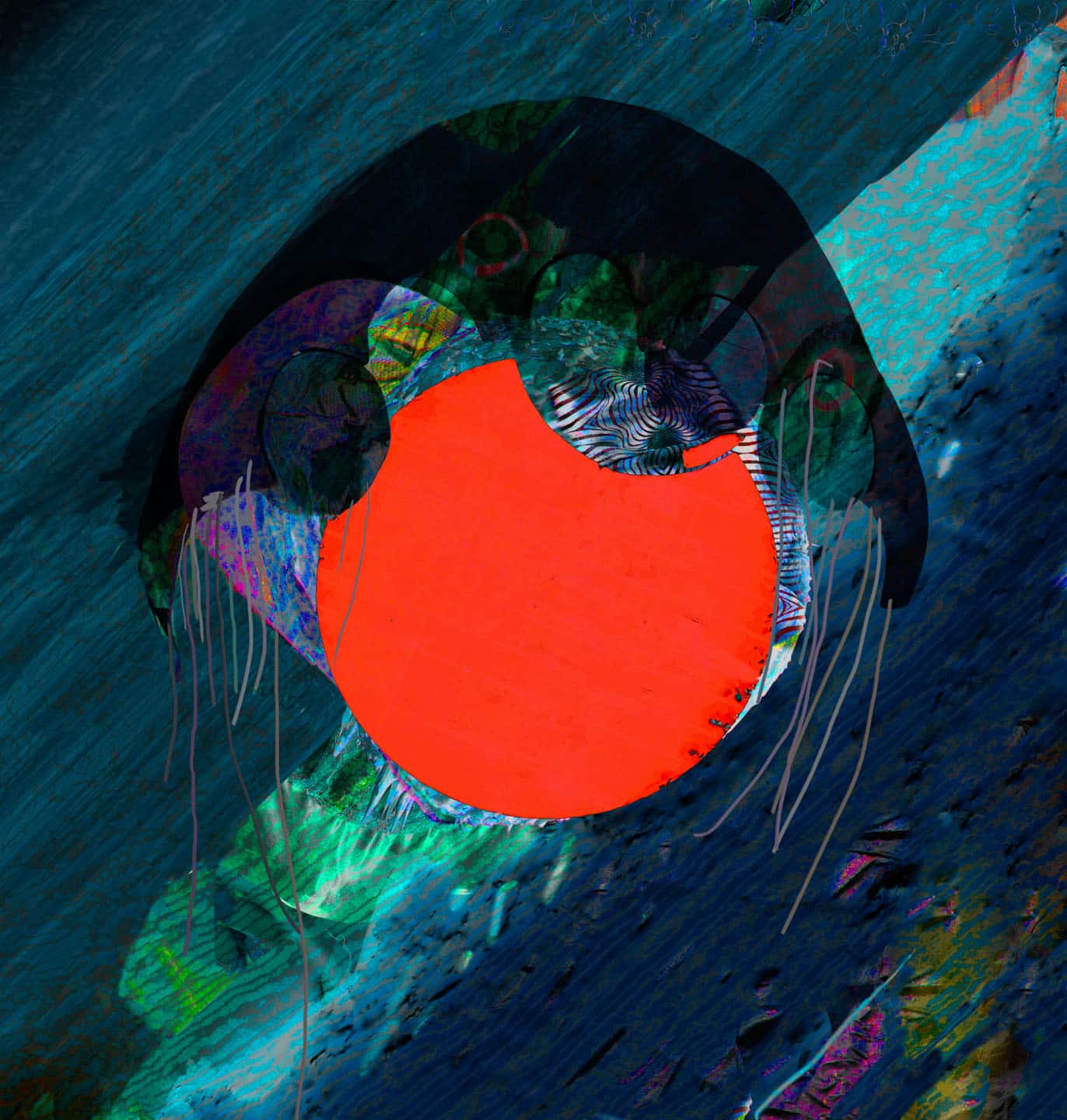 Alex Fischer, Jelly Portrait, 2013, 27×25.7 inch digital lightjet Alex Fischer, Jelly Portrait, 2013, 27×25.7 inch digital lightjet