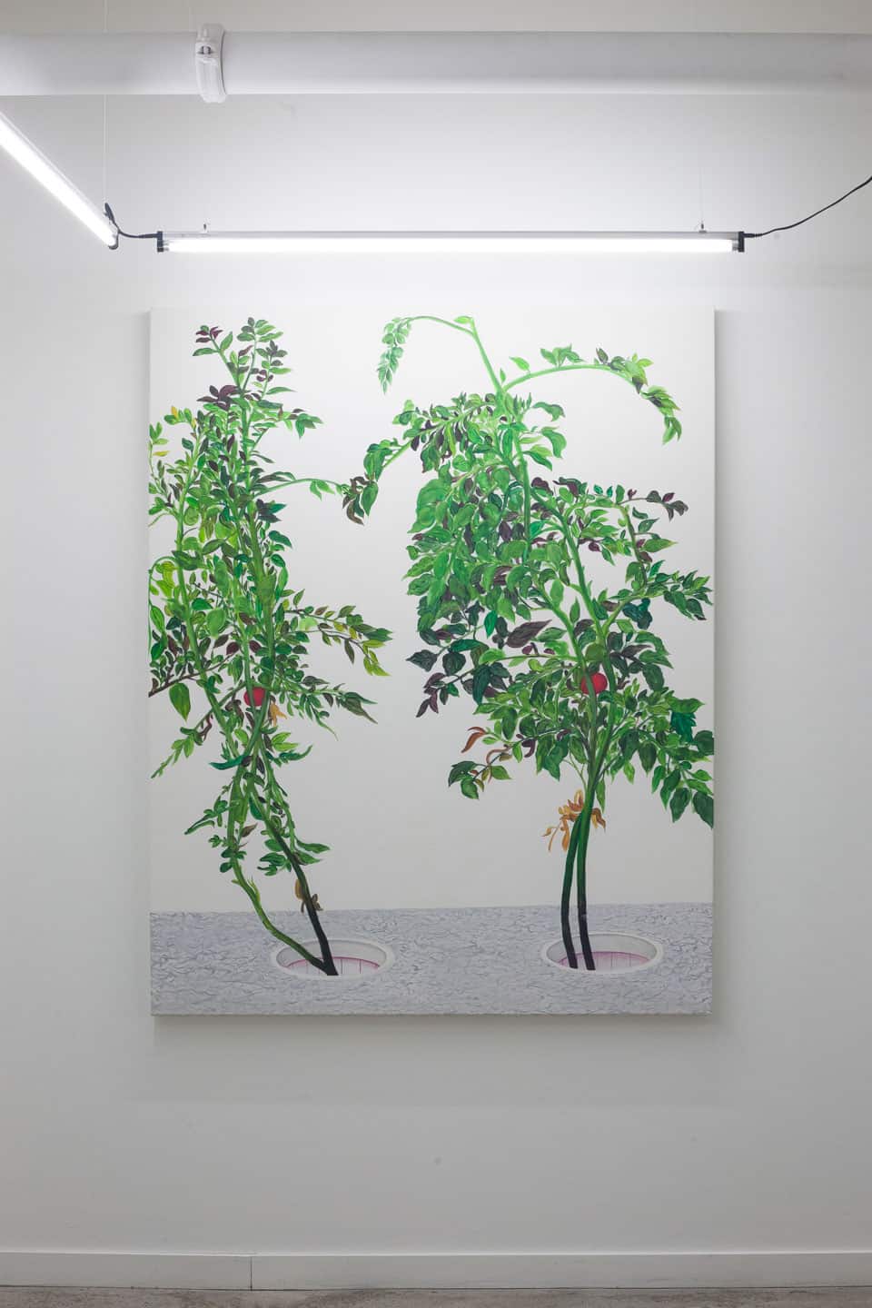 Alex Fischer, VII 陈山 Chen Shan, 2015, 60&times;48in oil on canvas