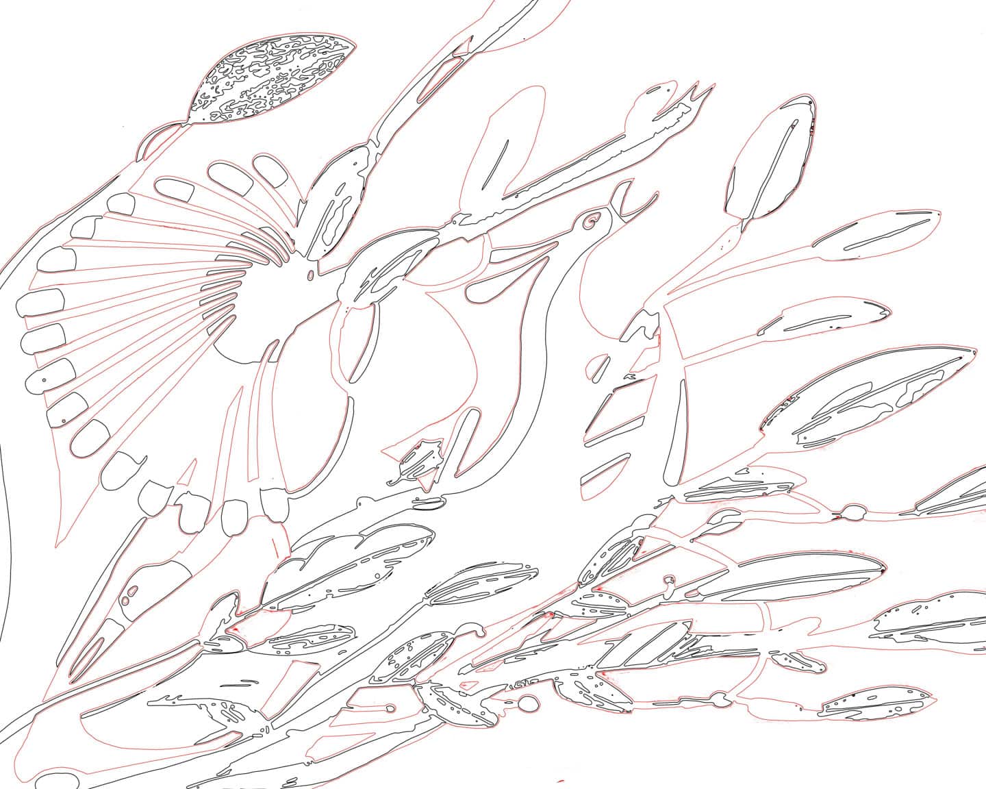 Story Tree, 2020, drawing