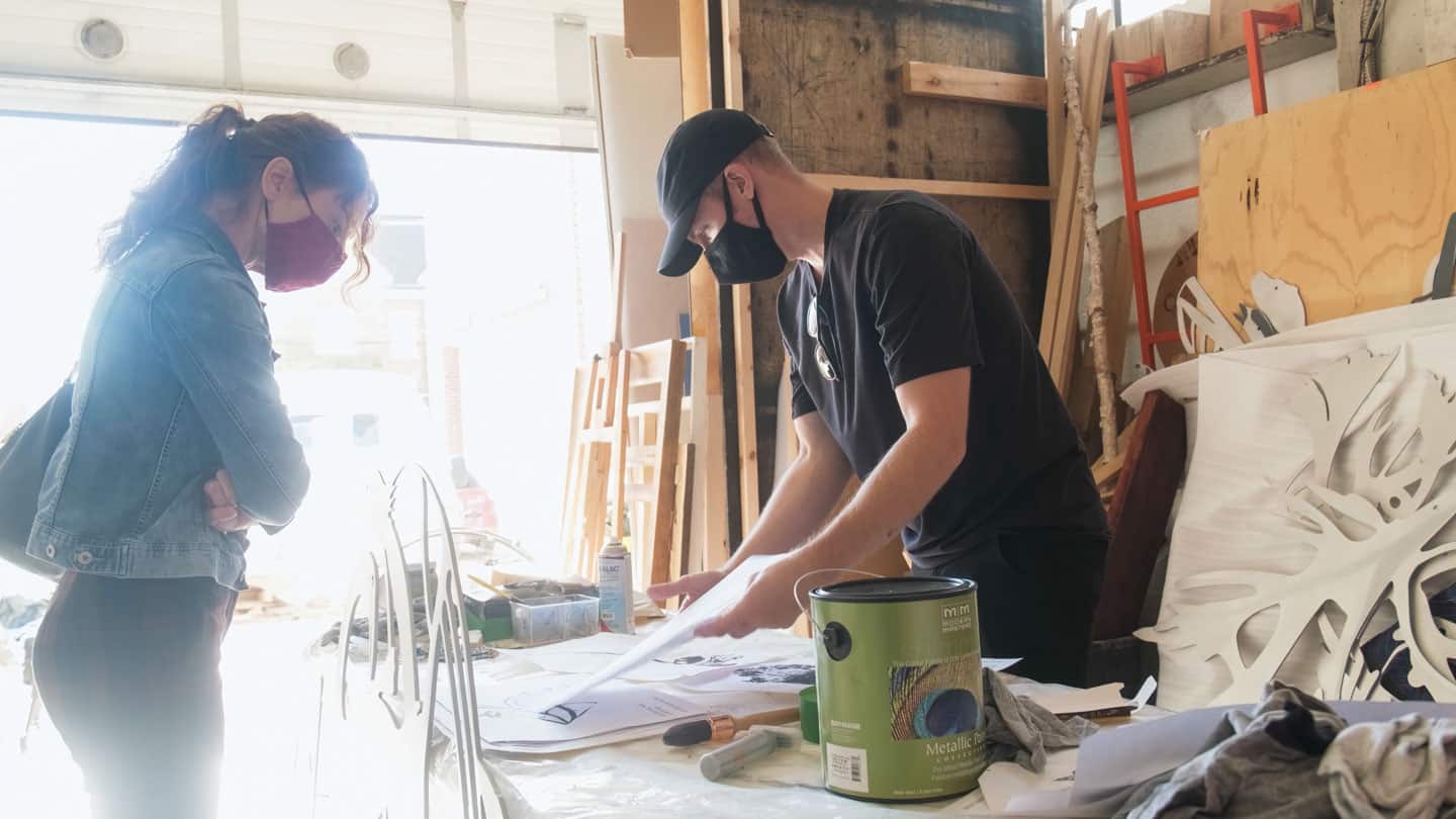 Story Tree, 2020, work in progress (Natalie MacNamara &amp; Alex Fischer)