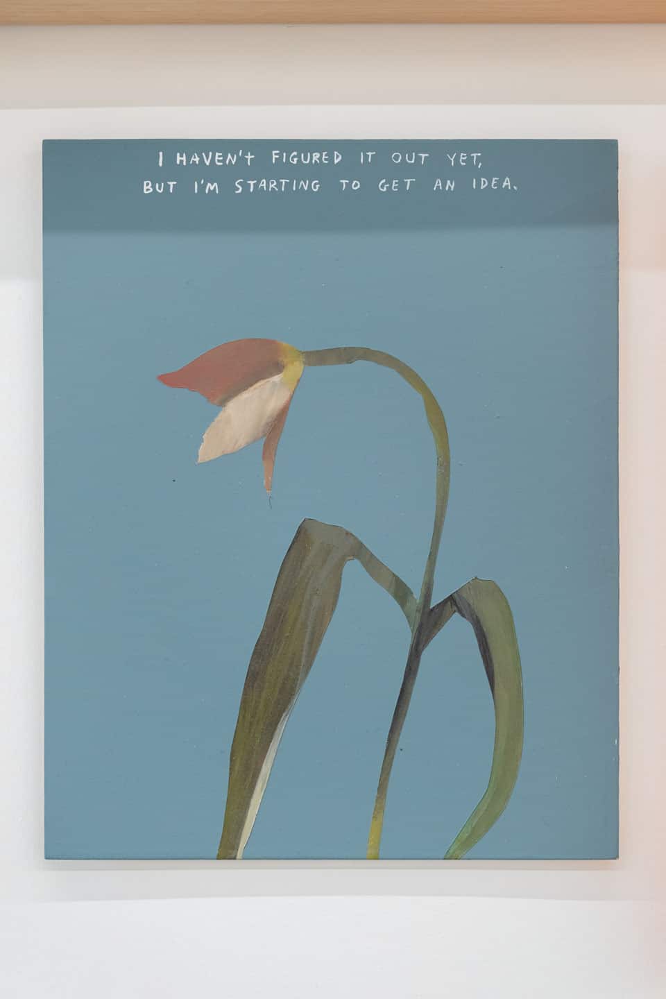 Michael Dumontier + Neil Farber, I haven’t figured it out yet…, 2018, 254×203mm / 10×8in acrylic on panel