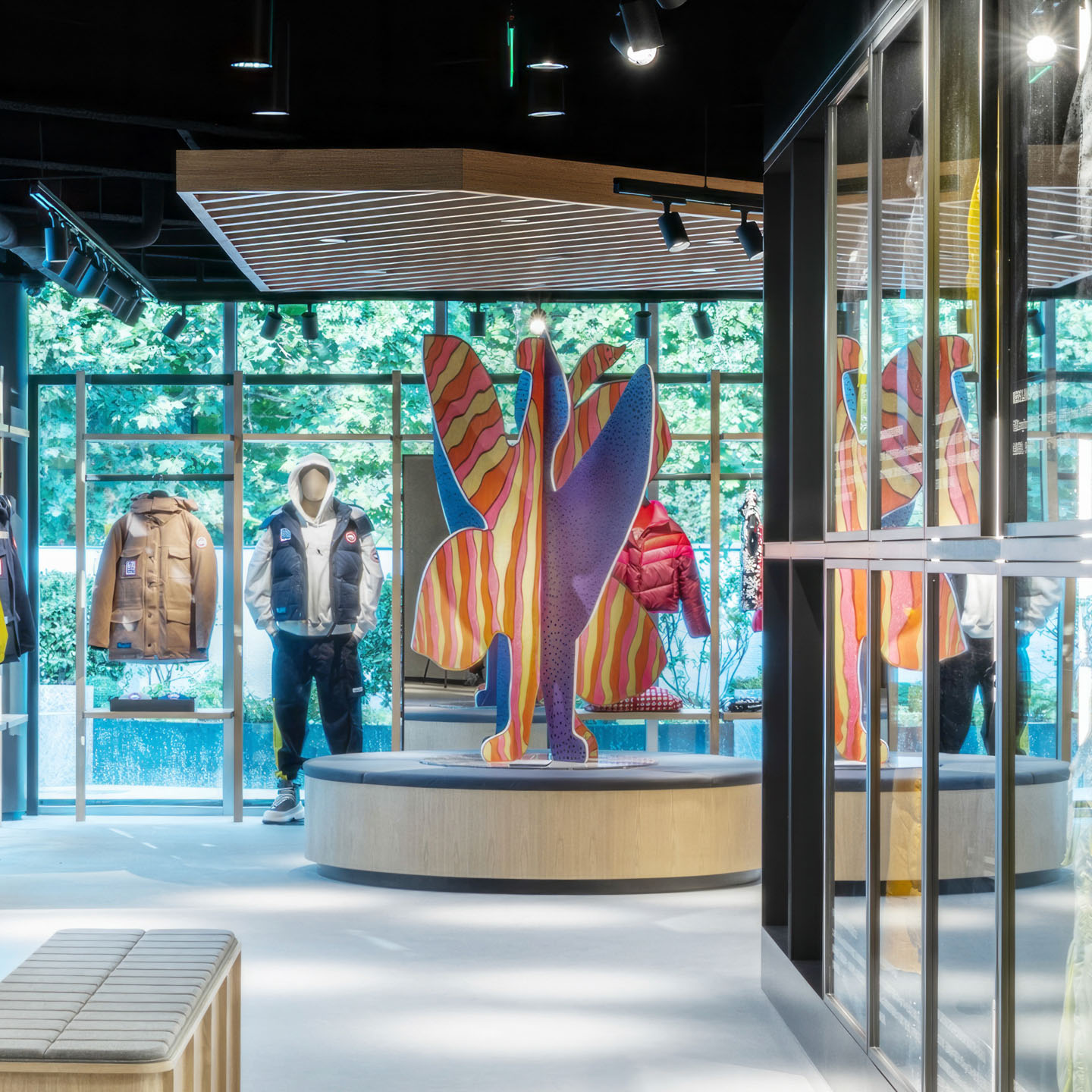 Saimaiyu Akesuk &amp; Alex Fischer, As a Bird, 2023, installed