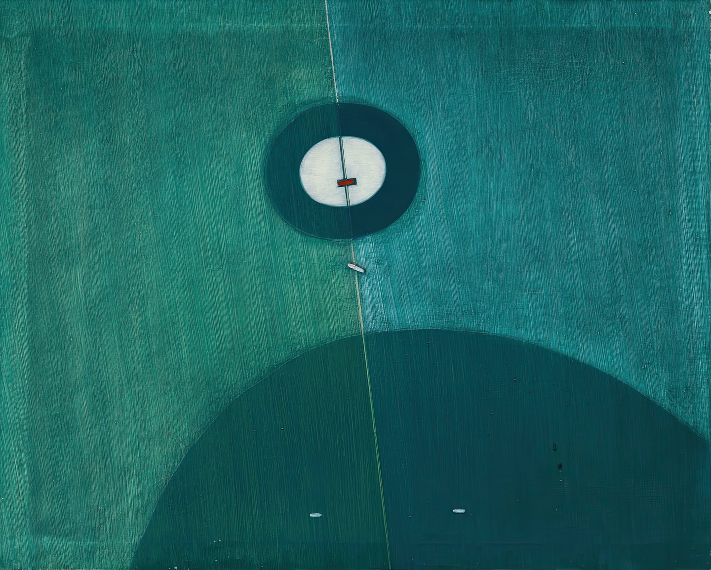 Ho Kan, untitled 1966-1, 2020 23⅚&times;28⅞ in silkscreen