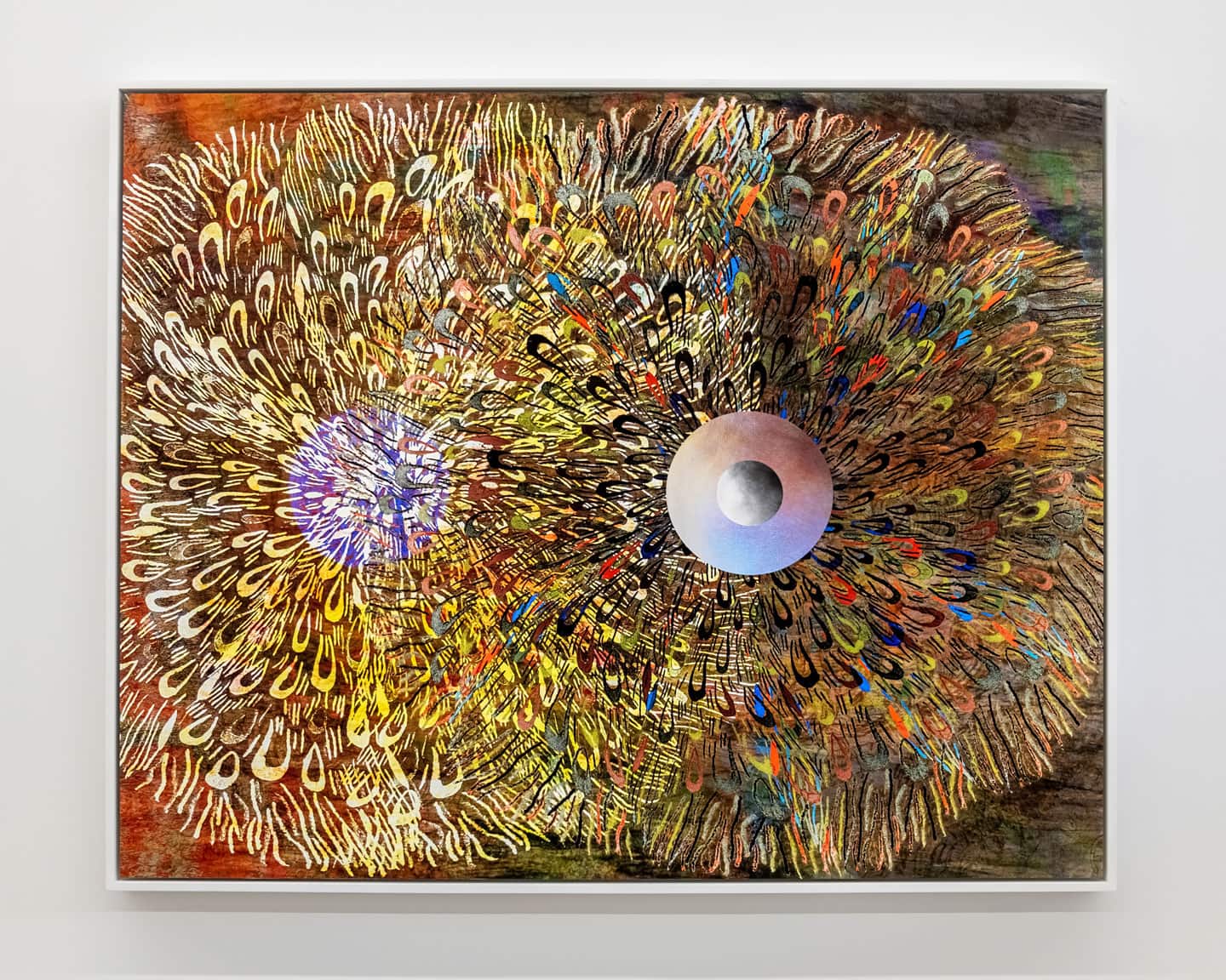 Alex Fischer, Coronas, 2022 32&times40 in giclee on enhanced matte