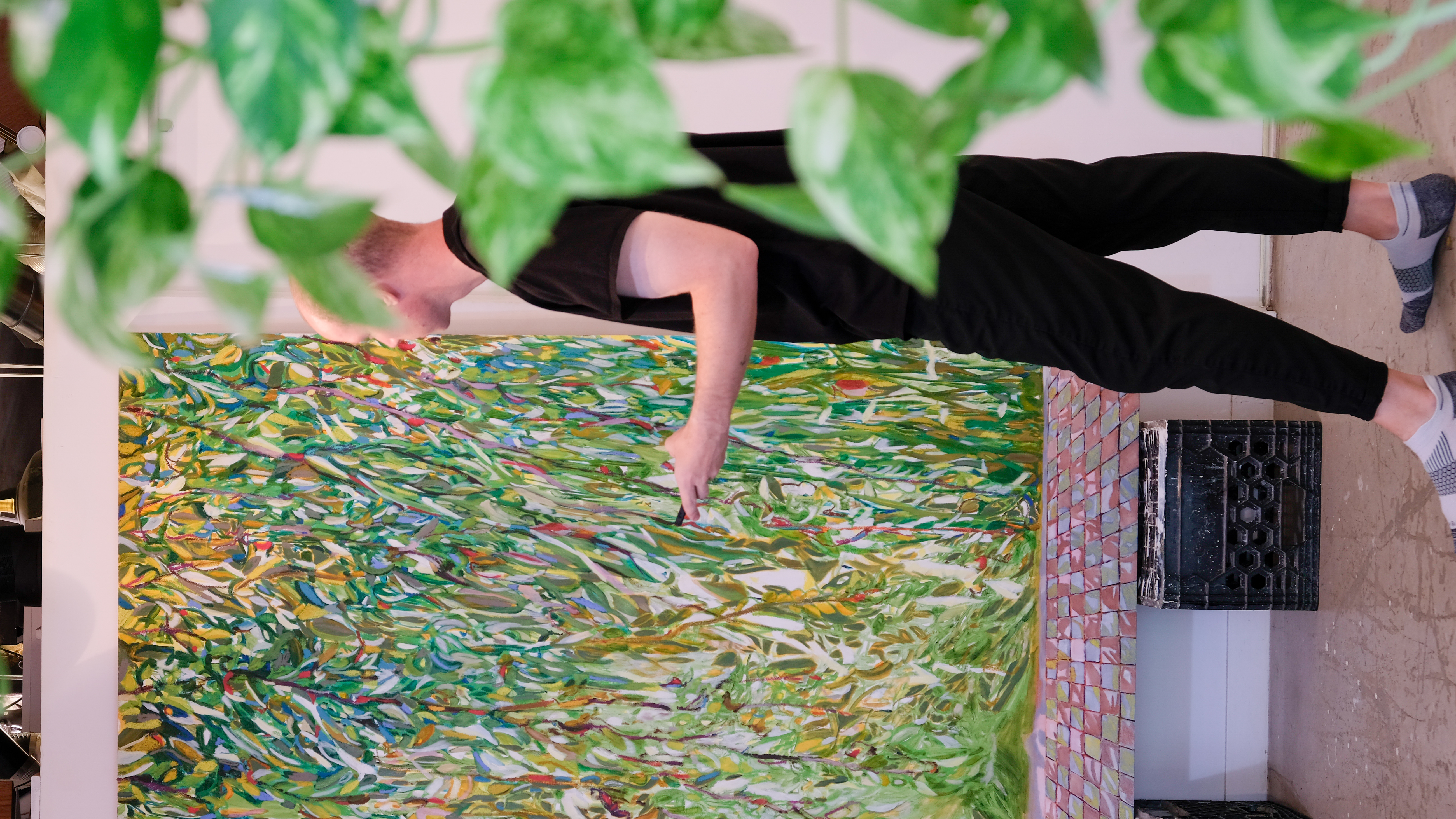 Alex Fischer in his studio, 2024